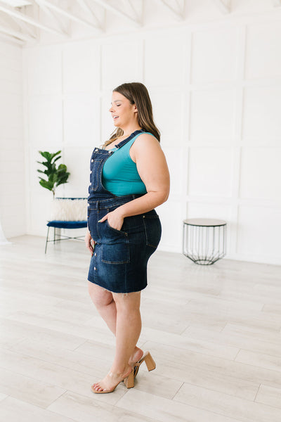 Agnes Orinda Women's Plus Size Overall Dresses Button Up Adjustable Strap Denim  Dress - Walmart.com