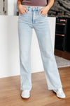 Judy Blue - Brooke High Rise Control Top Vintage Wash Straight Jeans