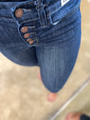 Judy Blue Celecia High Waist Hand Sanded Resin Skinny Jeans