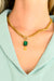 Emerald Chain Necklace