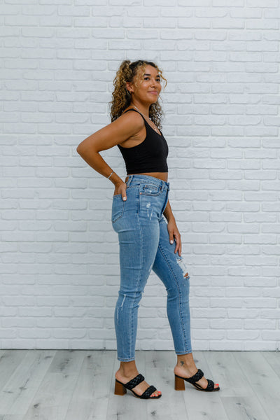 IS Judy Blue - High-Wasted Tummy Control Skinny Jeans