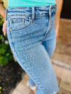 IS Judy Blue - Reese Rhinestone Slim Fit Jeans