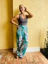 Hawaiiana Floral Print Pants