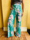 Hawaiiana Floral Print Pants