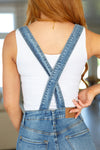 Judy Blue Izzy Control Top Retro Flare Overalls