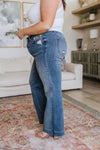 IS Judy Blue - Katrina High Waist Distressed Denim Trousers
