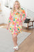 Lizzy Dress in Hot Pink and Yellow Floral