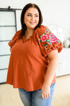 Sample Luisa Embroidered Blouse