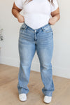 Judy Blue Mildred High Rise V Front Waistband Straight Jeans