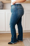 IS Judy Blue Morgan High Rise Distressed Straight Jeans
