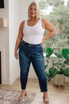 Judy Blue Phillipa High Rise Release Hem Slim Jeans