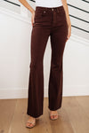 Judy Blue - Sienna High Rise Control Top Flare Jeans in Espresso