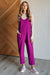 Totally Me Spaghetti Strap Jumpsuit in Light Plum