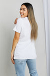 OCEAN AIR & WAVY HAIR Graphic Cotton T-Shirt