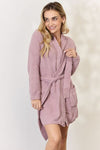 Hailey & Co Tie Front Long Sleeve Cardigan