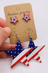Independence Day Earrings Stud Set