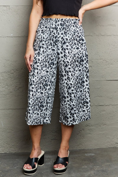 Lisa Leopard Wide Leg Pants