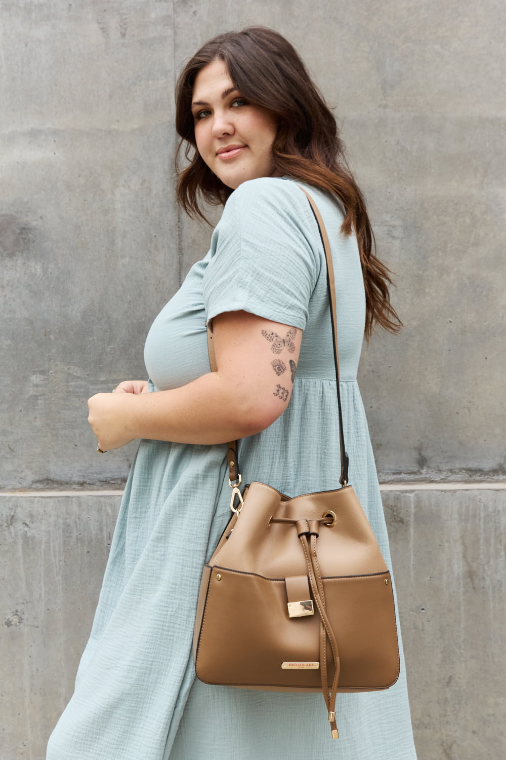 Greenwich Suede Bucket Bag