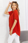 Zenana Summer Breeze Gauze Top