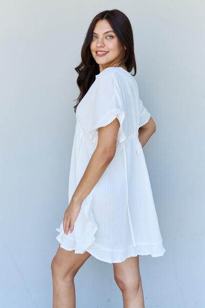 Out Of Time Dress in White