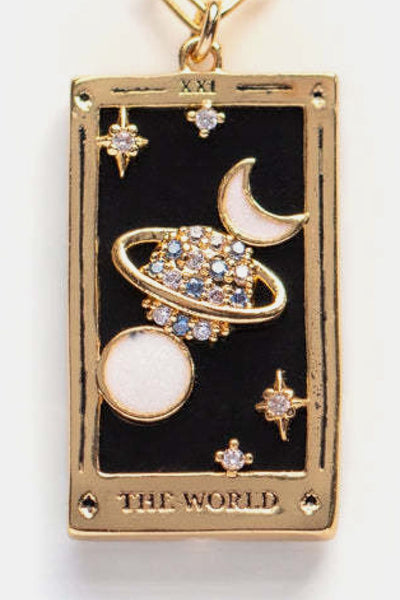 Tarot Card Pendant Necklace