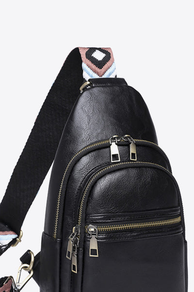It's Your Time Leather Sling Bag