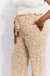 Right Angle Geometric Pants in Taupe