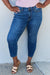 Judy Blue Aila Mid Rise Cropped Relax Fit Jeans