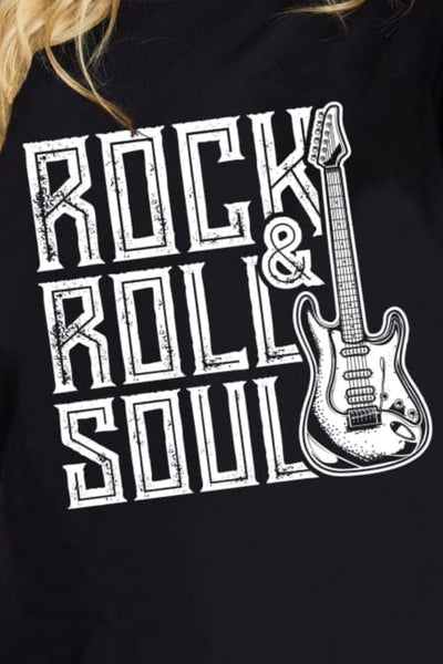 ROCK & ROLL SOUL Graphic Cotton T-Shirt