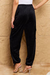 Chic For Days Cargo Pants in Black