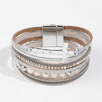 John Hardy Sterling Silver Pearl Wrap Bracelet in Metallic  Lyst