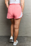 Put In Work Active Shorts in Coral