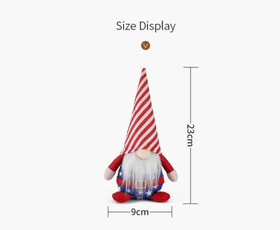 Independence Day Decor Gnome Ornament