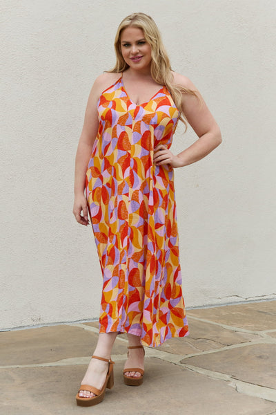 And The Why Geo Maxi Dress