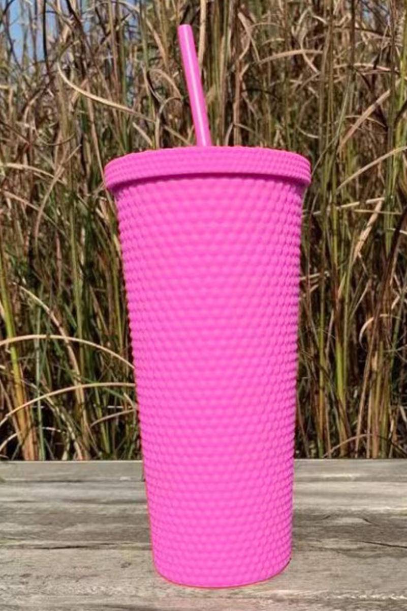 Starbucks Ruby Pink Studded Tumbler 24oz.