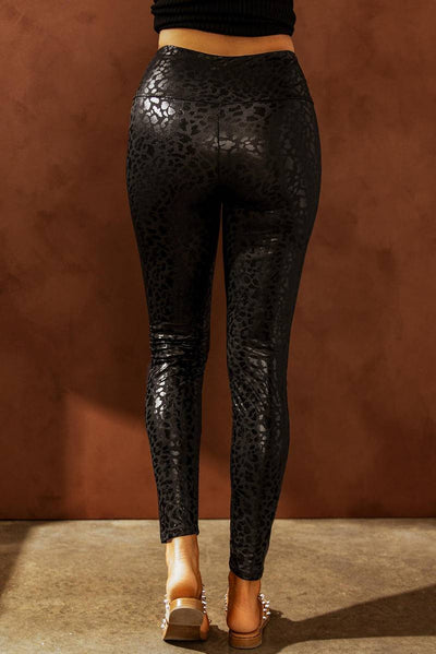 Melody Leopard Textured Leggings