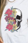 Skull Graphic Cotton T-Shirt