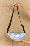 Good Vibrations Holographic Belt Bag in Silver