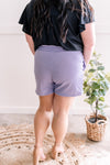 Dressy Shorts With Pockets In Lavender