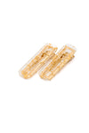 Double Trouble 2 Pack Hair Clip in Gold Leaf