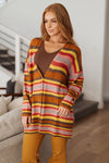 Henny Penny Striped Cardigan