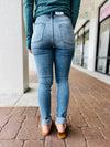 IS Judy Blue - Juno 34" Inseam Skinny Destroyed Jeans