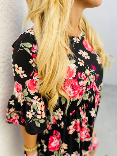 Tell Me Amore Floral Dress