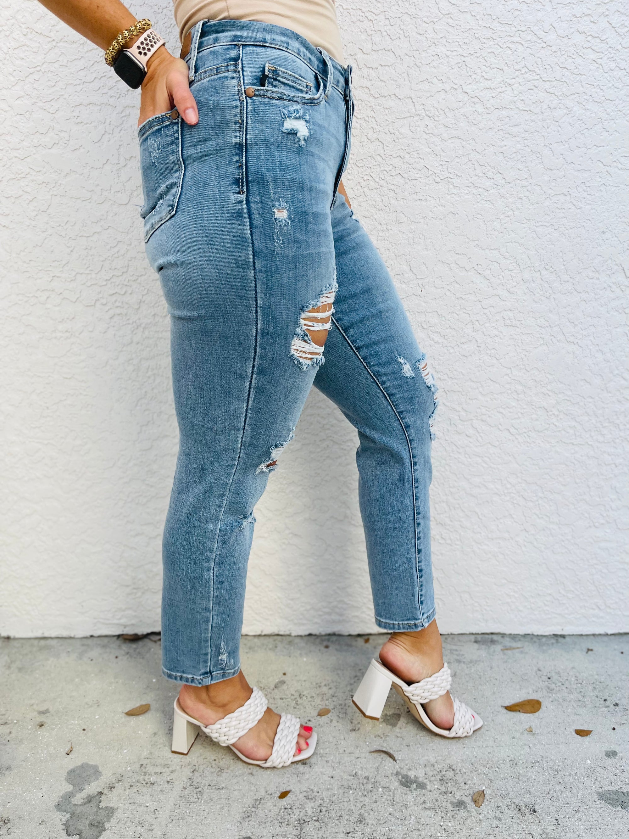 Flared Florence Bootcut High Waist Jeans