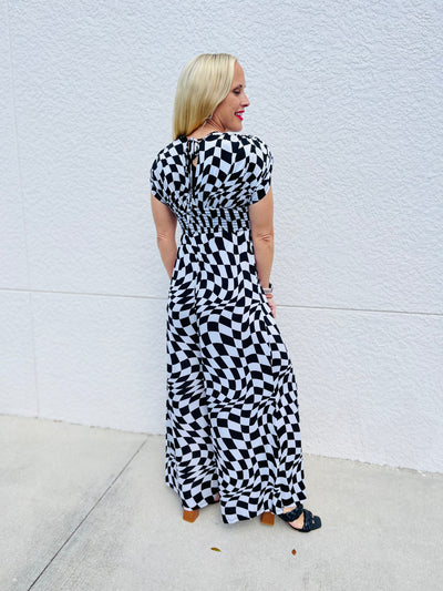 Osborn Wide Leg Patterned Jumpsuit