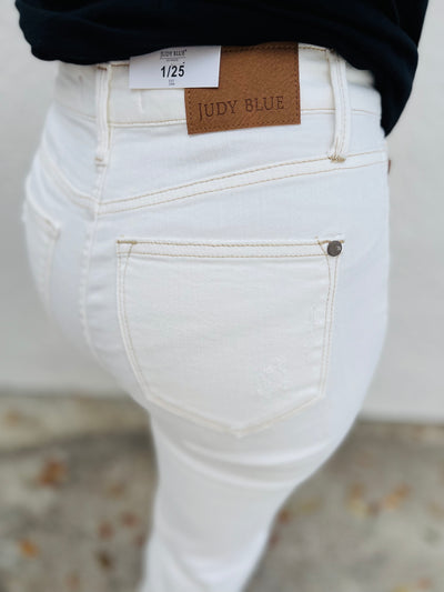 Diana Straight Leg Jeans In White