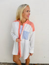 Easy To Love Colorblock Button Up