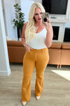 Judy Blue - Melinda High Rise Control Top Flare Jeans in Marigold