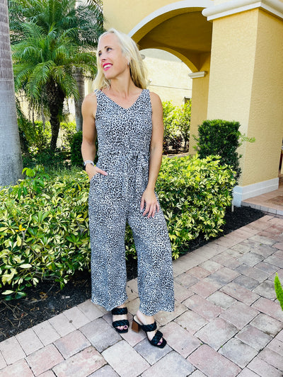 Wild Thing Animal Print Jumpsuit