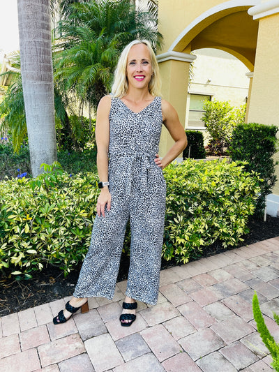 Wild Thing Animal Print Jumpsuit